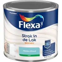 Flexa - Strak In De Lak Binnenlak Mat - Midden Eiland - Mengverf - 500 Ml