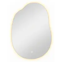 Sensahome Lucas Badkamerspiegel met LED Verlichting - Dimbaar - 2700K/4500K/6400K - Asymmetrisch - 60x80cm