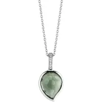 Ti sento Dames Hanger - 925 zilver - Groen - 6777GG