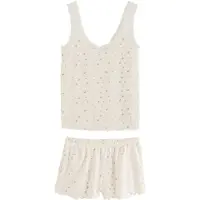 Next Korte pyjama groen / oudroze / wit