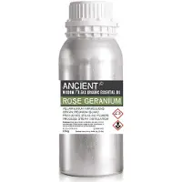 AW Gifts Biologische Etherische Geranium Olie 500ml - Essentiële Olie in Bulk - Essentiële Geraniumolie Ancient Wisdom - Aromatherapie