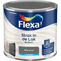 Flexa - Strak In De Lak Buitenlak Zijdeglans - 85% Grind - Mengverf - 500 Ml