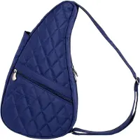 Healthy Back Bag S Polyester Microfibre Navy Quilted