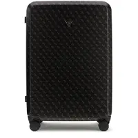 GUESS trolley Latona 28 In 8-Wheeler Exp Brown Logo donkerbruin 76cm