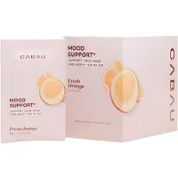 Cabau - Mood Support – Fresh Orange – 14 Self-care Sips met adaptogenen, aminozuren en vitamine B12 – goed voor mood, focus en concentratie – suikervrij - (14 x 8 gram)