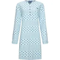 Pastunette Warm lichtblauw nachthemd - Blauw - Maat - 46
