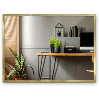 Tulup Toiletspiegel - Decoratieve Wandspiegel - Moderne Spiegel 70x50 cm