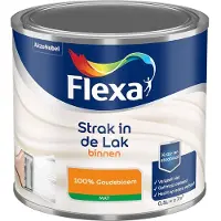 Flexa - Strak In De Lak Binnenlak Mat - 100% Goudsbloem - Mengverf - 500 Ml