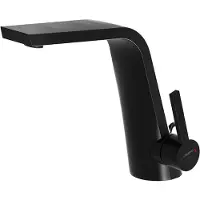 Steinberg 260 - Wastafelkraan met waste, mat zwart 260 1000 1 S