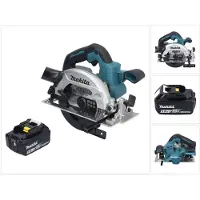 Makita DHS 661 T1 accu-handcirkelzaag 18 V 165 mm borstelloos + 1x accu 5,0 Ah - zonder oplader