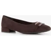 Jana dames ballerina bruin maat 36