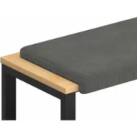 vidaXL Bankkussen corduroy Donkergrijs Diepte 35 cm