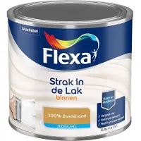 Flexa - Strak In De Lak Binnenlak Zijdeglans - 100% Zandstrand - Mengverf - 500 Ml