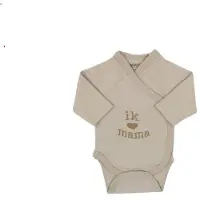 Petit villain Romper Zand Ik hartje mama