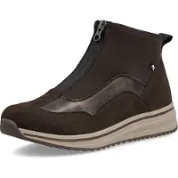 Rieker dames enkellaarsjes L5851-25 bruin – extra breed