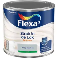 Flexa - Strak In De Lak Binnenlak Mat - Misty Morning - Mengverf - 500 Ml