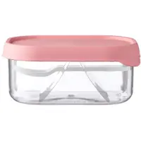Mepal – Fruitdoos Take a Break – Fruitdoos voor vers fruit – Doos met klein fruitvorkje – Past perfect in de Take a Break Lunchbox – 250 ml – Nordic Pink