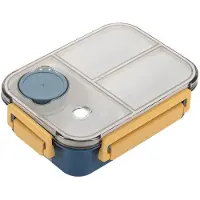 VHV -Lunchbox met Vakken - Roestvrijstalen Bento Box met Warmwater-isolatie - Lekvrije Maaltijdbox voor Werk en School - Inclusief Bestek - BPA-vrij - Gemakkelijk te Reinigen