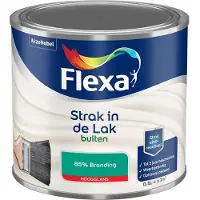 Flexa - Strak In De Lak Buitenlak Hoogglans - 85% Branding - Mengverf - 500 Ml