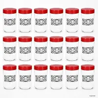 MamboCat 18-delige set bewaarglas IDA met kunststof deksel rood – 24869