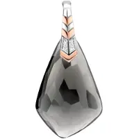Ti sento Dames Hanger - 925 zilver - Grijsblauw - 6793GB