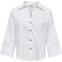 ONLY Onlsaki bersa 3/4 shirt cc wvn bright white