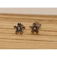 925 Sterling zilveren oorknopjes bloemen - zilveren oorknoppen bloem - bloemen oorbellen - kleine bloempjes oorbellen - fijne oorbelletjes bloem - kleine zilveren dames oorbellen