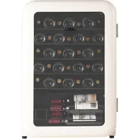Everglades EVWC21301RW - Wijnkoelkast - Retro Ivory - 49 Flessen - Digitaal Display - 5 Jaar Garantie
