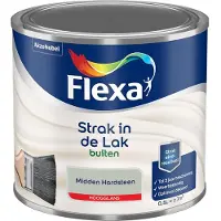Flexa - Strak In De Lak Buitenlak Hoogglans - Midden Hardsteen - Mengverf - 500 Ml