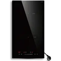 SP Inductie Kookplaat - Ingebouwde Inductiekookplaat - Inductiekookplaat met Boosterfunctie - Zwart - 52cm x 29cm x 6cm