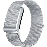 Strap-it Milanese bandje RVS geschikt voor WHOOP 5.0 - Zilver