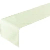 2lif Little Stripes Outdoor Tafelloper groen 42x145cm