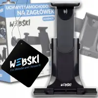 Webski Verstelbare Autohouder voor Hoofdsteun: Telefoon & Tablet (4-11")