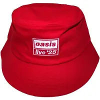 Rock Off Oasis - Live '25 Logo Bucket hat / Vissershoed - Rood