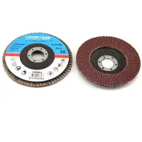 Tooltech Lamellenschijf 125 mm K80 – Aluminium Oxide Schuurschijf voor Haakse Slijper –