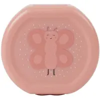 Trixie | Set van twee snackdoosjes met clip  Mrs. Butterfly  Makkelijk te openen  BPA-vrij  Voor school en onderweg
