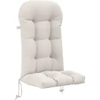 vidaXL Zon Ligzitzak Kussen PUTTEN 100% Polyester Wit 48 x 112 x 10 cm