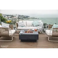 Elementi Manhattan Fire Table Gas (Donker Grijs)