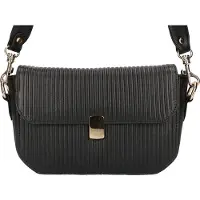 LEATHER DESIGN Crossbody Schoudertas Lily Zwart