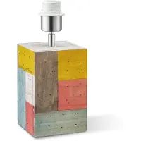 Home Sweet Home CUBO tafellampvoet - multicolor, E27, 28 cm