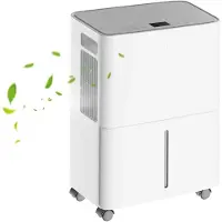 G&G luchtontvochtiger - Dehumidifier - Vochtvreter - 12-22m2 - 12 liter - Automatische vochtregeling - Energiezuinig - Wit