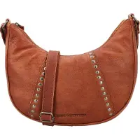 Hide & Stitches Moonbag Schoudertas Redwood Cognac