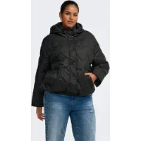 ONLY Cartahia Gequilte Jas Dames Zwart S-42/44