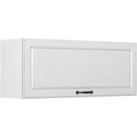 Vicco Hangkast R-Line, Wit landelijk/Wit, 100 cm Plat