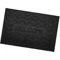 Epewex Zwarte Rubberen Deurmat WELCOME 40x60 cm - Antislip