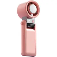 VHV -Dames Nekventilator Roze - Opvouwbare Handventilator met Koelplaat - USB Oplaadbare Ventilator met 199 Standen - Draagbare Fan voor Vakantie en Werk - Handige Koelende Ventilator