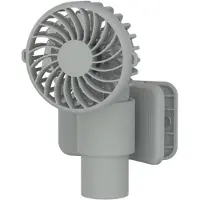 VHV - Handventilator - Mini ventilator - Draagbare ventilator - USB oplaadbaar - Met clip - Stil - Voor op reis, sport en onderweg - Outdoor - Groen