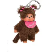 Monchhichi Monchichi sleutelhanger Roze Meisje