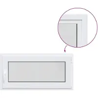 vidaXL Kelderraam RISOR 50 x 55 cm PVC en Glas