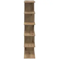 vidaXL Wandplank Artisanaal eiken 70 x 20 x 100 cm Bewerkt hout